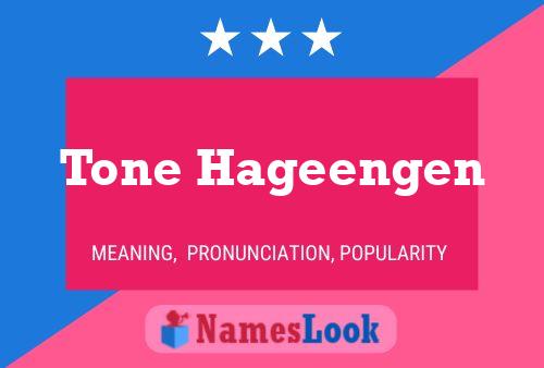 Poster del nome Tone Hageengen