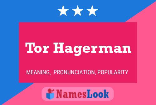 Poster del nome Tor Hagerman