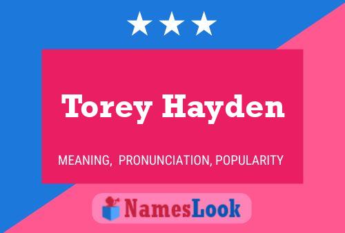 Poster del nome Torey Hayden