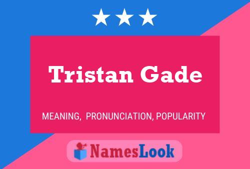 Poster del nome Tristan Gade