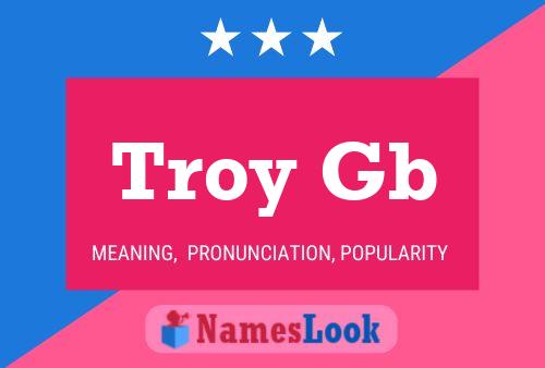 Poster del nome Troy Gb