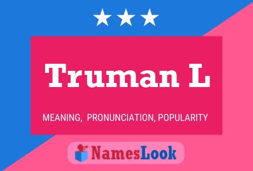 Poster del nome Truman L