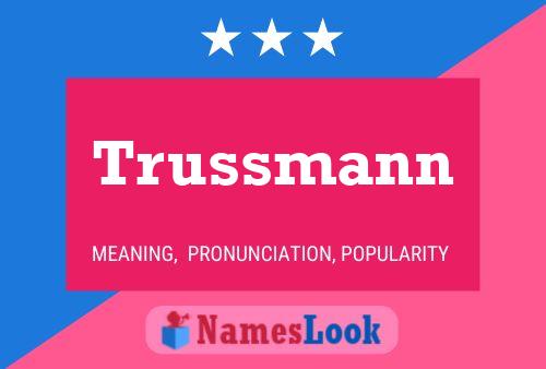 Poster del nome Trussmann