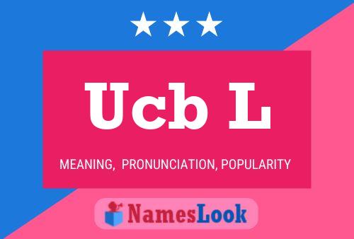 Poster del nome Ucb L