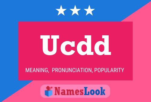 Poster del nome Ucdd