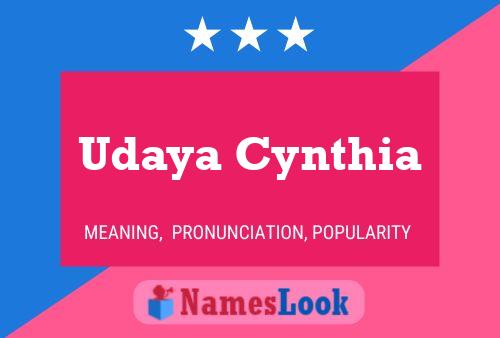 Poster del nome Udaya Cynthia