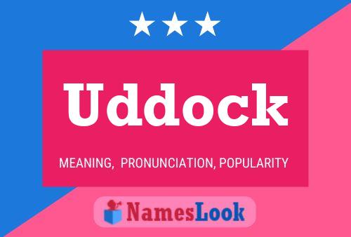 Poster del nome Uddock