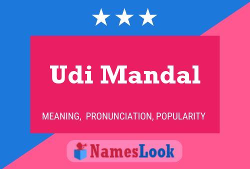 Poster del nome Udi Mandal