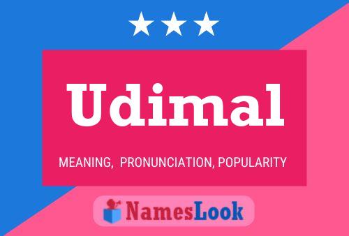 Poster del nome Udimal