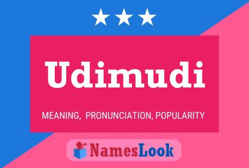 Poster del nome Udimudi