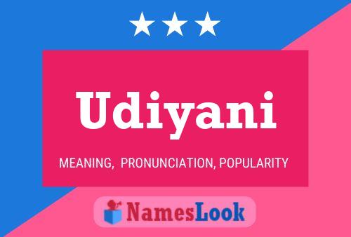 Poster del nome Udiyani