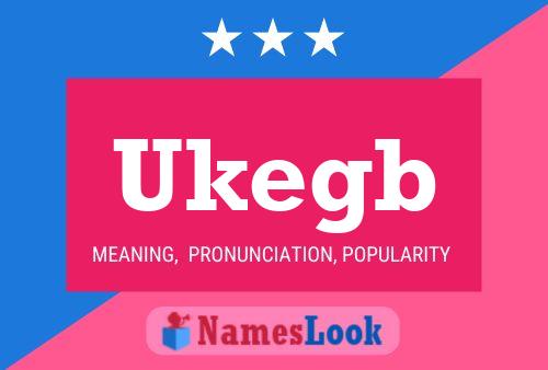 Poster del nome Ukegb