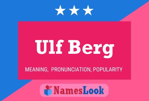 Poster del nome Ulf Berg