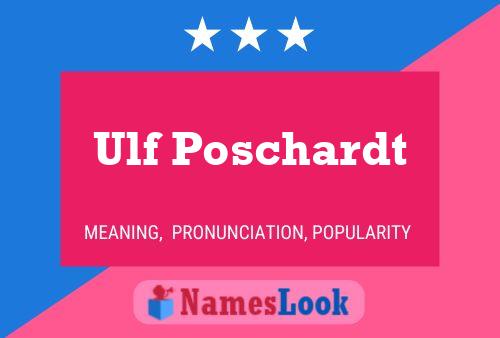 Poster del nome Ulf Poschardt