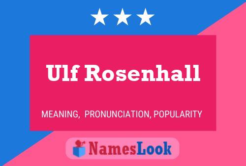 Poster del nome Ulf Rosenhall