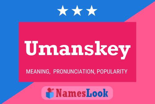 Poster del nome Umanskey