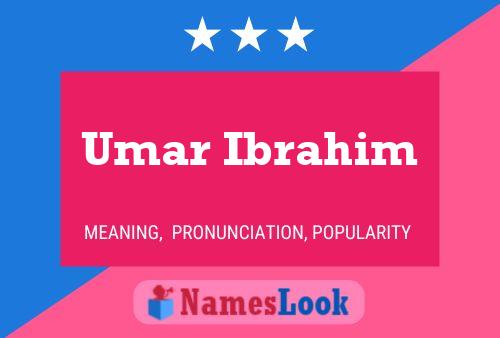 Poster del nome Umar Ibrahim