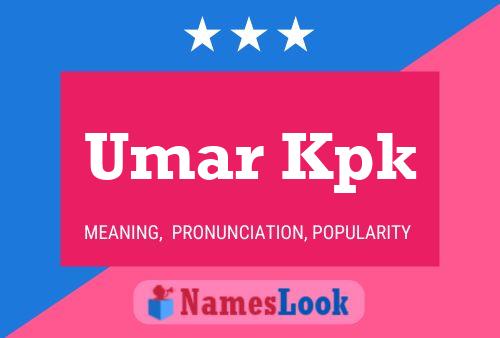 Poster del nome Umar Kpk