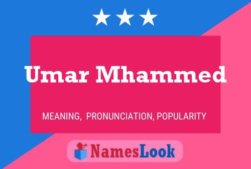 Poster del nome Umar Mhammed