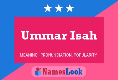 Poster del nome Ummar Isah