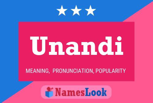 Poster del nome Unandi