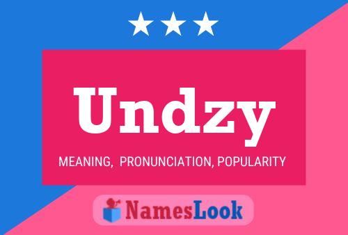 Poster del nome Undzy