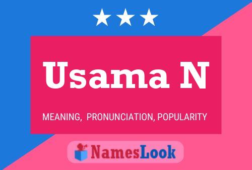 Poster del nome Usama N