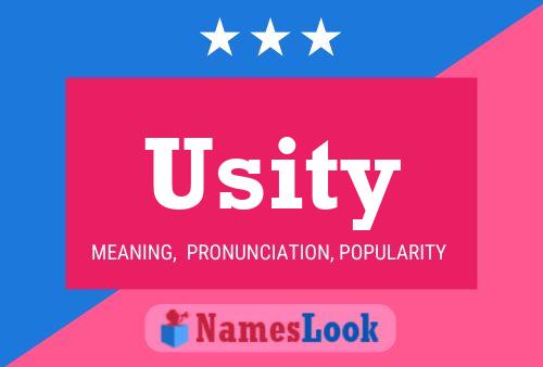 Poster del nome Usity