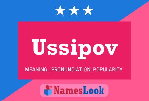 Poster del nome Ussipov