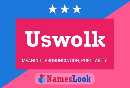 Poster del nome Uswolk