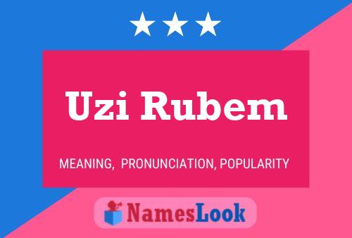 Poster del nome Uzi Rubem