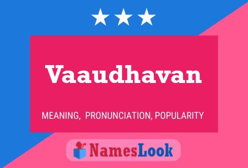 Poster del nome Vaaudhavan