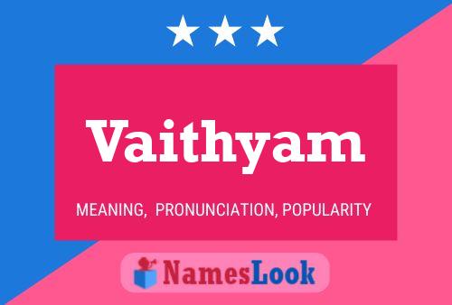 Poster del nome Vaithyam