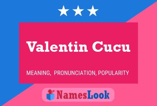 Poster del nome Valentin Cucu