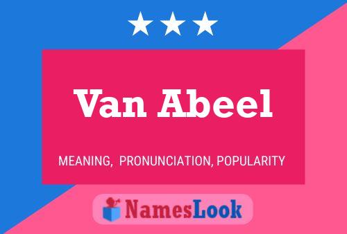 Poster del nome Van Abeel