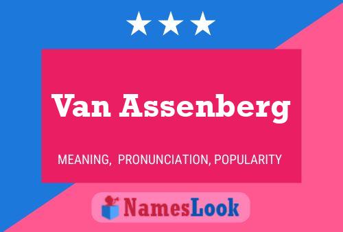 Poster del nome Van Assenberg