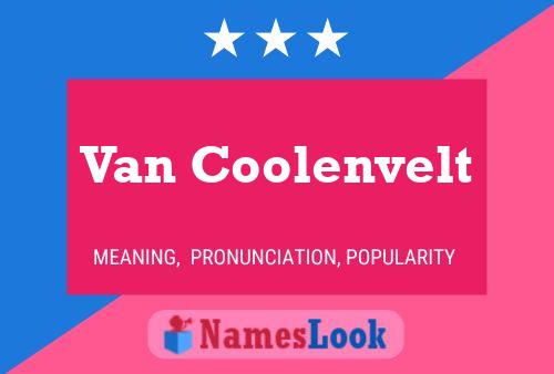 Poster del nome Van Coolenvelt