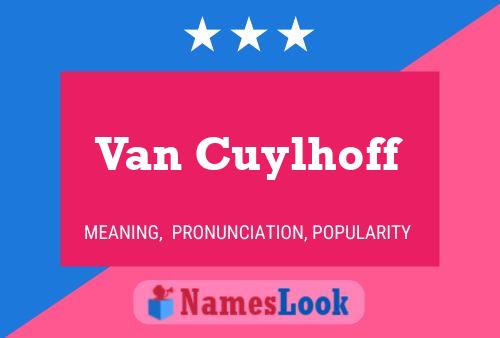 Poster del nome Van Cuylhoff