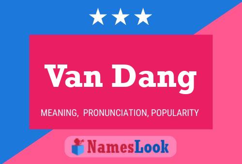 Poster del nome Van Dang