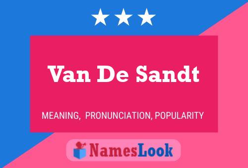 Poster del nome Van De Sandt