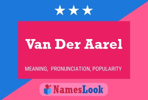 Poster del nome Van Der Aarel