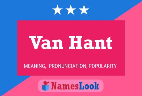 Poster del nome Van Hant