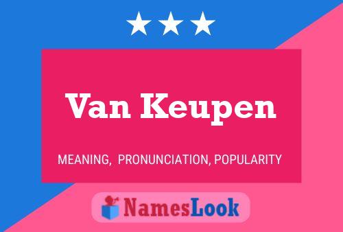 Poster del nome Van Keupen