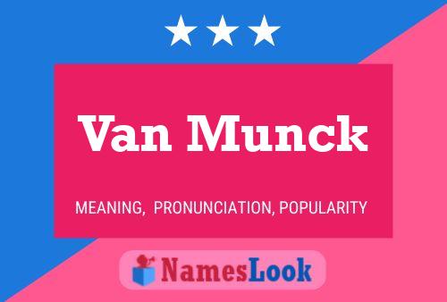 Poster del nome Van Munck