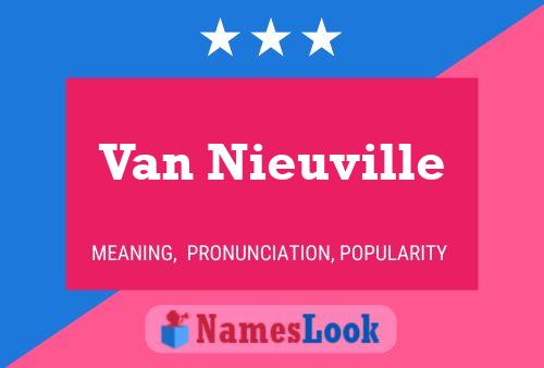 Poster del nome Van Nieuville