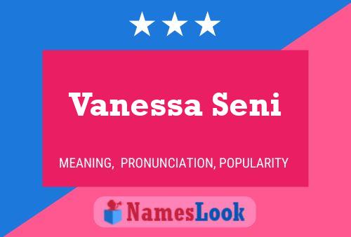 Poster del nome Vanessa Seni