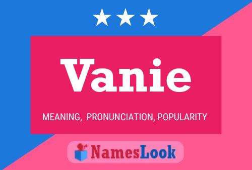 Poster del nome Vanie