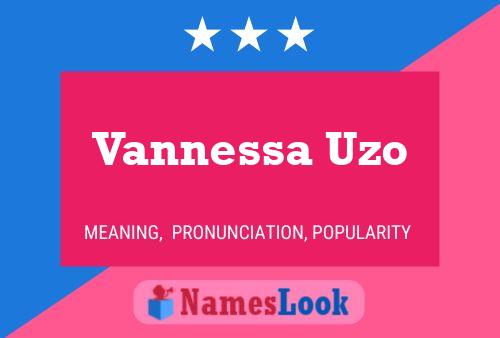 Poster del nome Vannessa Uzo