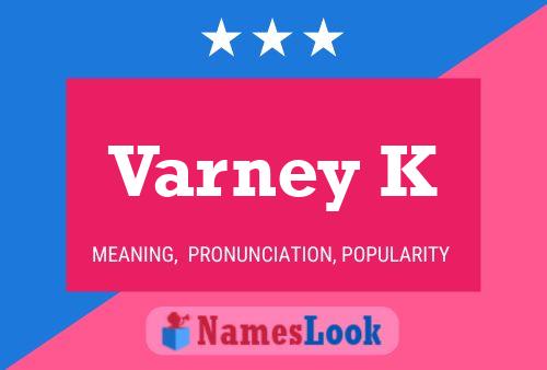 Poster del nome Varney K