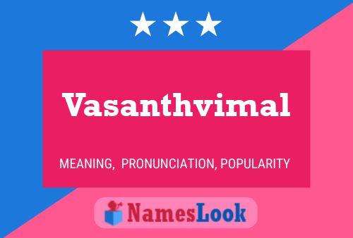 Poster del nome Vasanthvimal